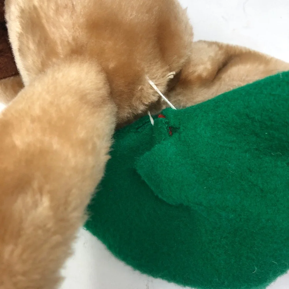 Vintage Eden Benjamin Bunny Plush‎ Tan Brown Green Hat Beatrix Potter